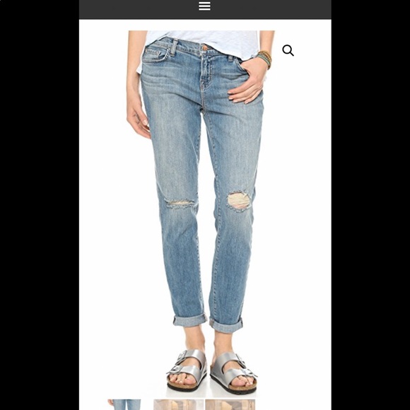 J Brand ‘Jake’ boyfriend jeans - Picture 3 of 5